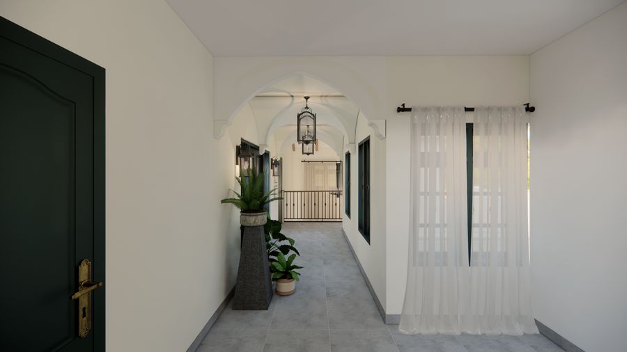 Arched Corridor